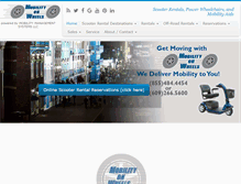 Tablet Screenshot of mobilityonwheels.com